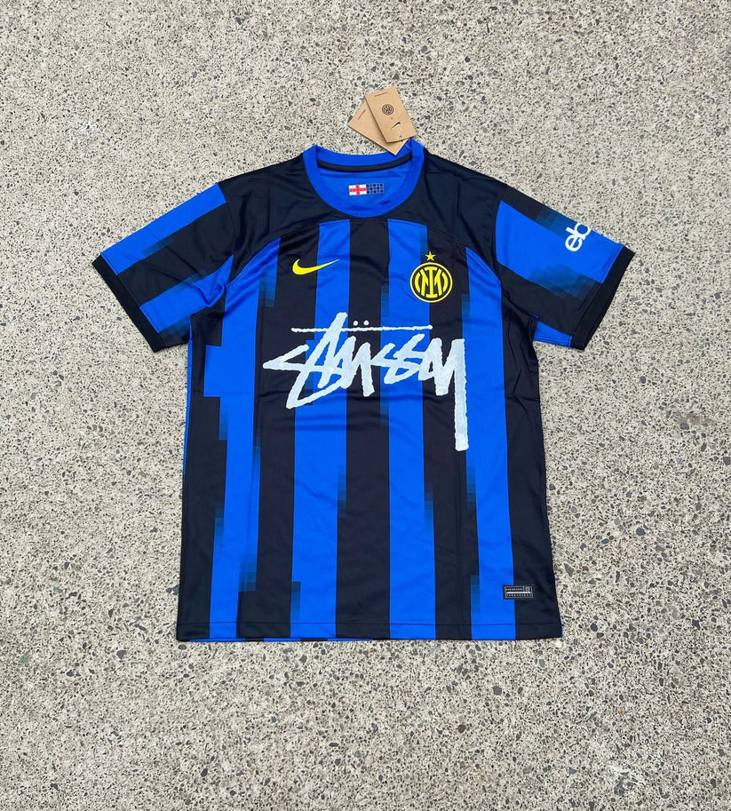 Exclusive: Inter Milan x Stüssy 2025 Jersey Now Available – Shop the Drop on Factorykiit.com