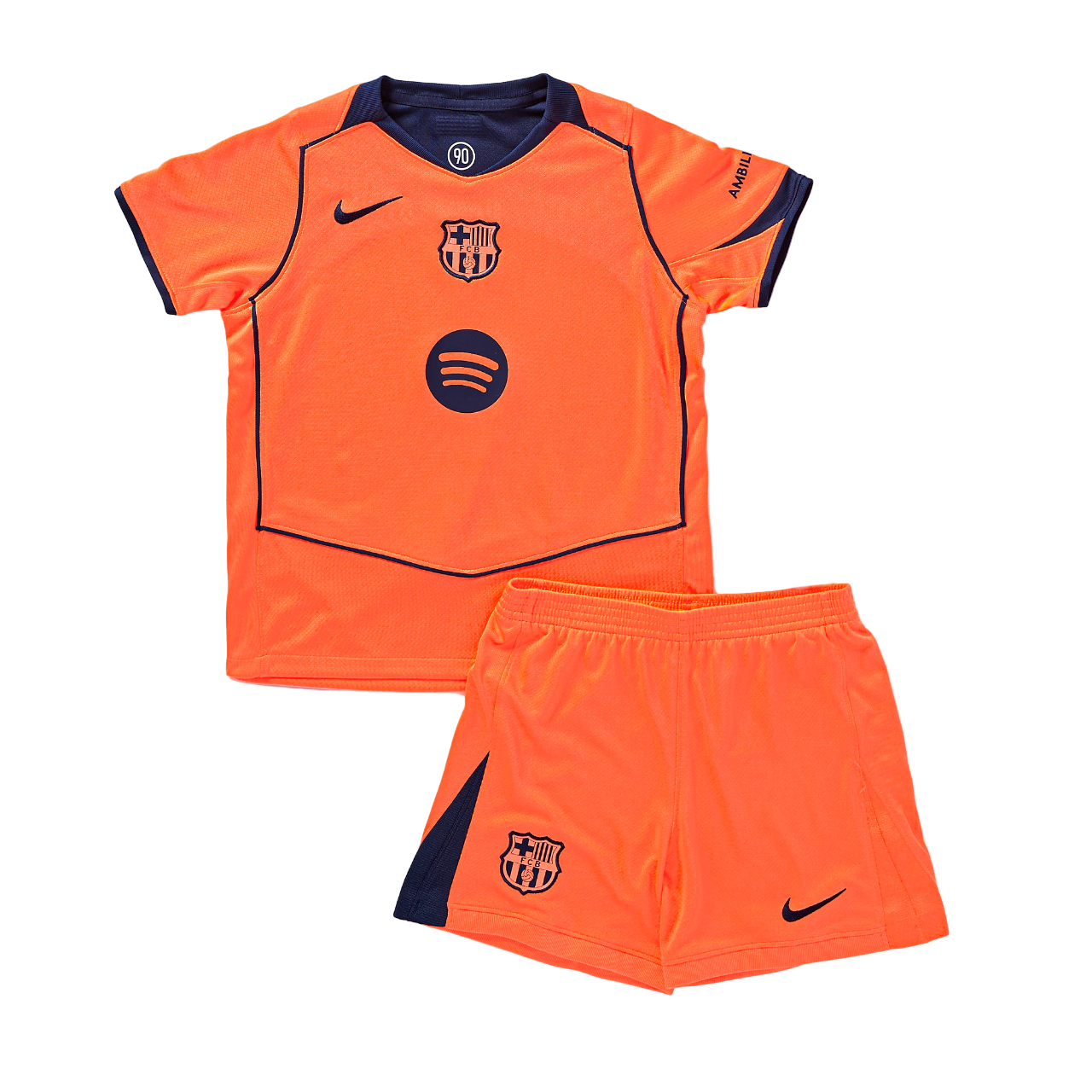 FC Barcelona Kinder Orange Trikot 2025/2026