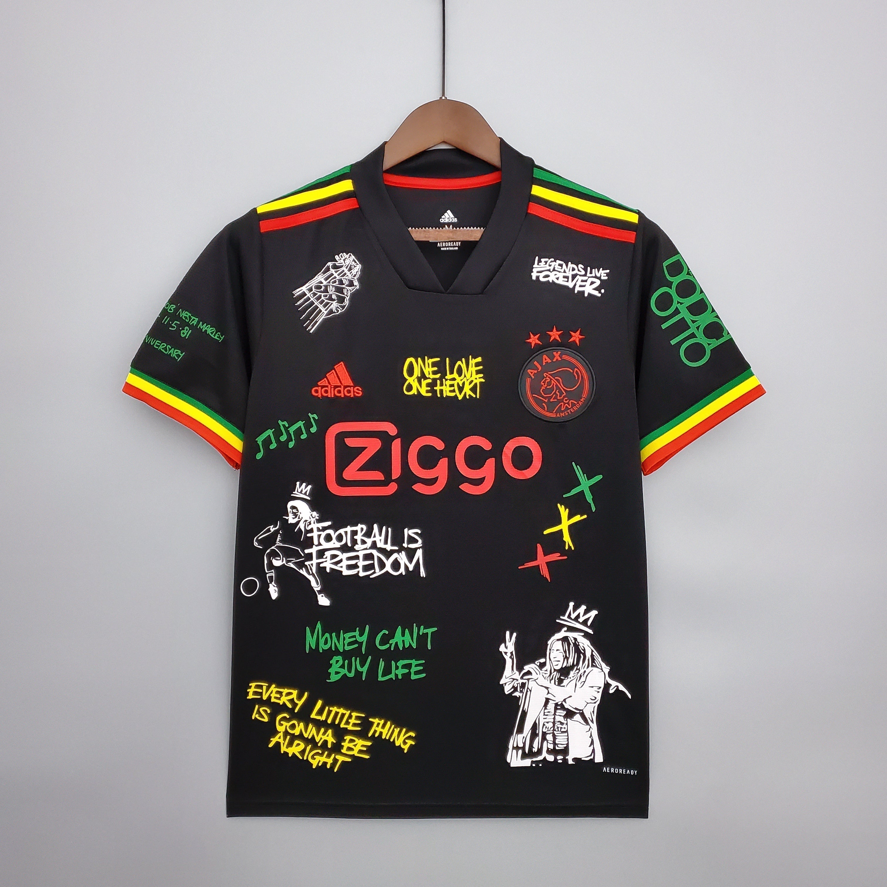 Ajax Bob Marley Spezialausgabe Trikot