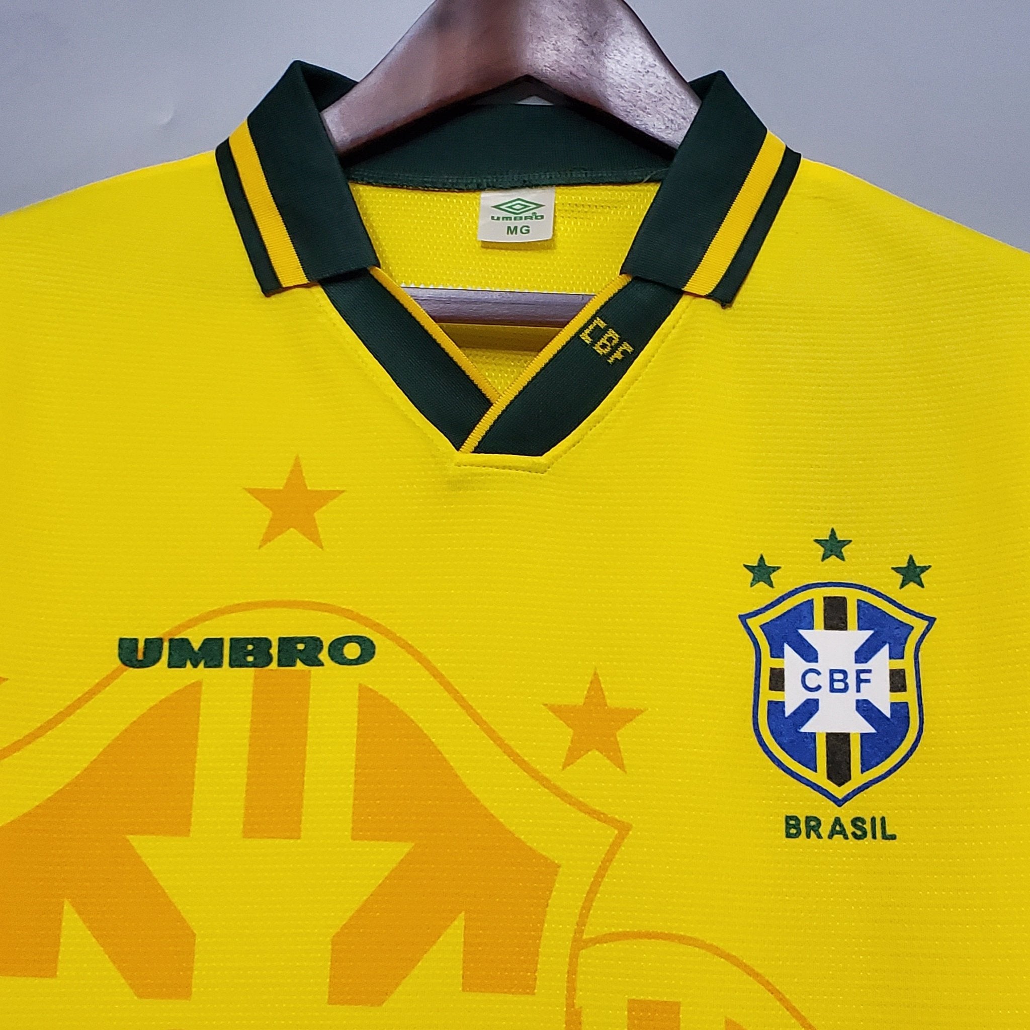 1993-1994 Brasilien Retro-Trikot