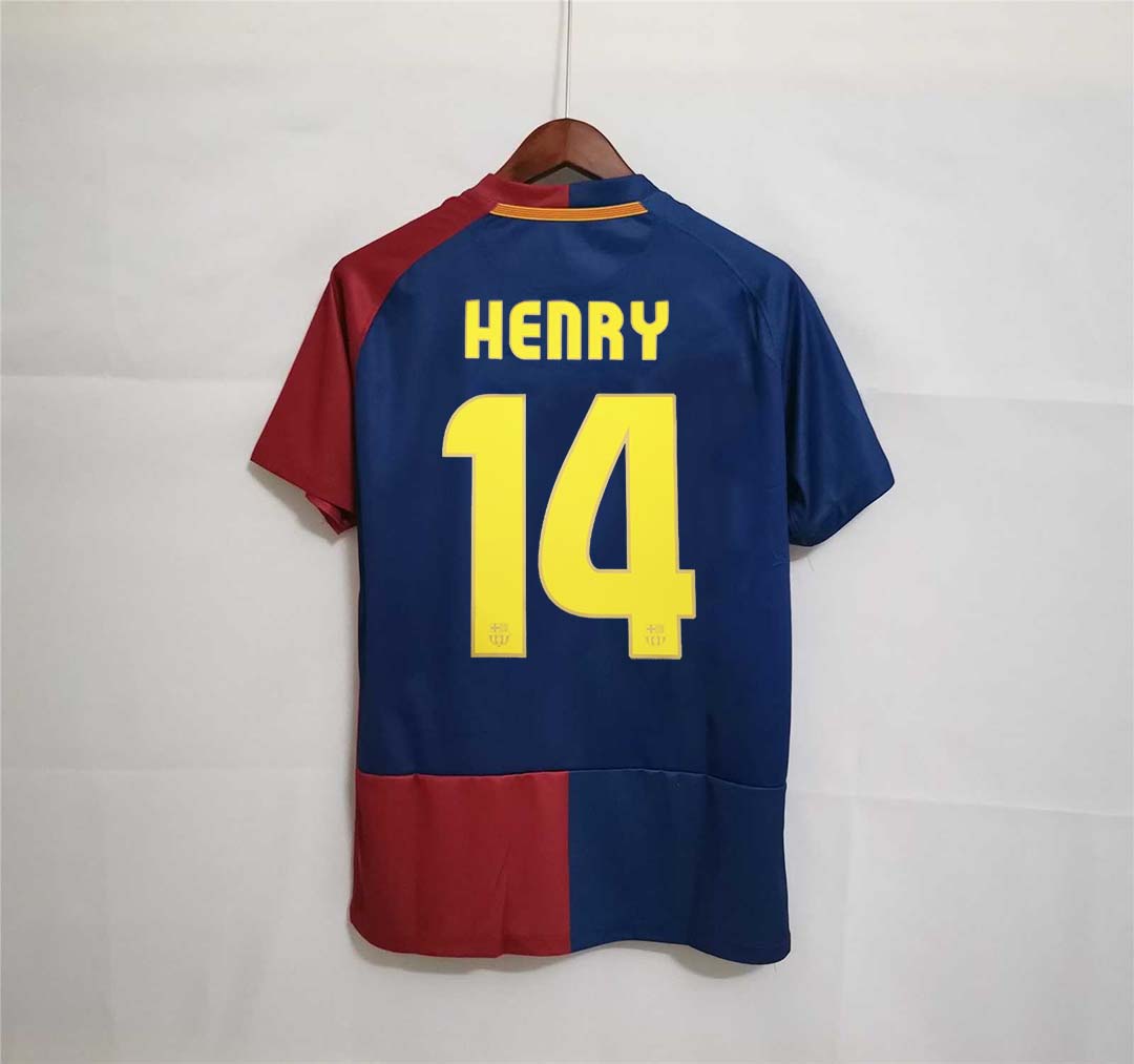 2008/2009 Barcelona Heim Final Roma Trikot