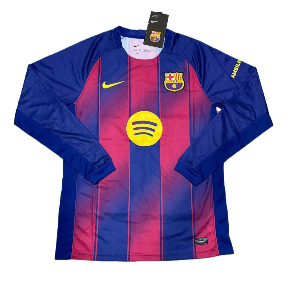 Maglia Casa Manica Lunga FC Barcelona 2025/2026
