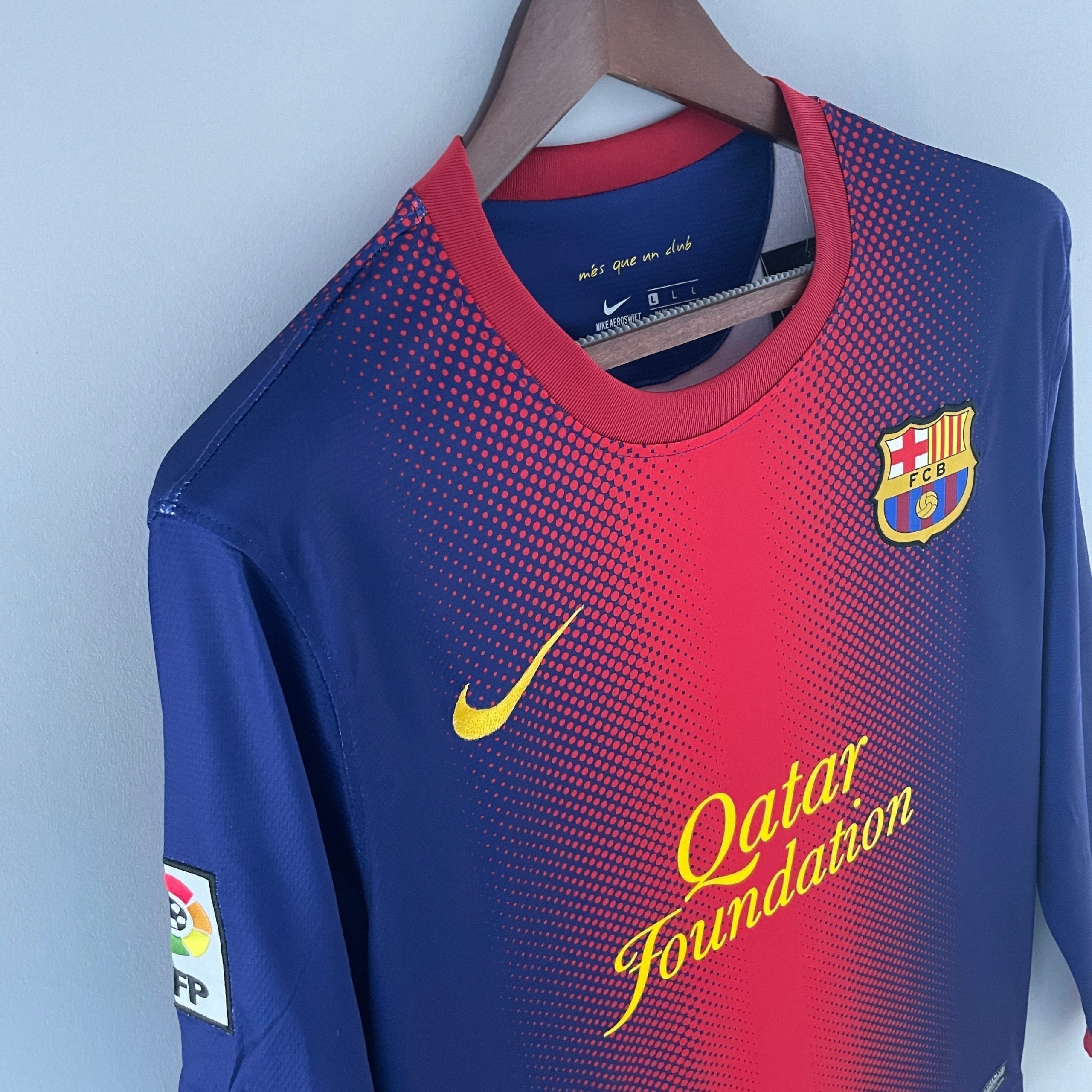 FC Barcelona Heim Retro-Trikot Langarm 2012/2013