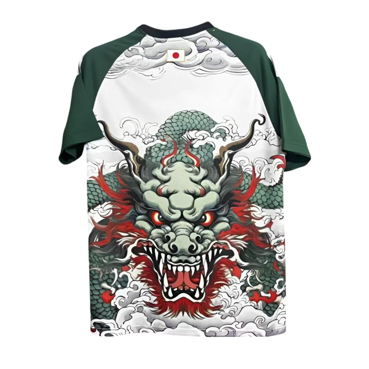 2024-2025 Japan x Y3 Grün Weiß Drache – Sonderedition Trikot