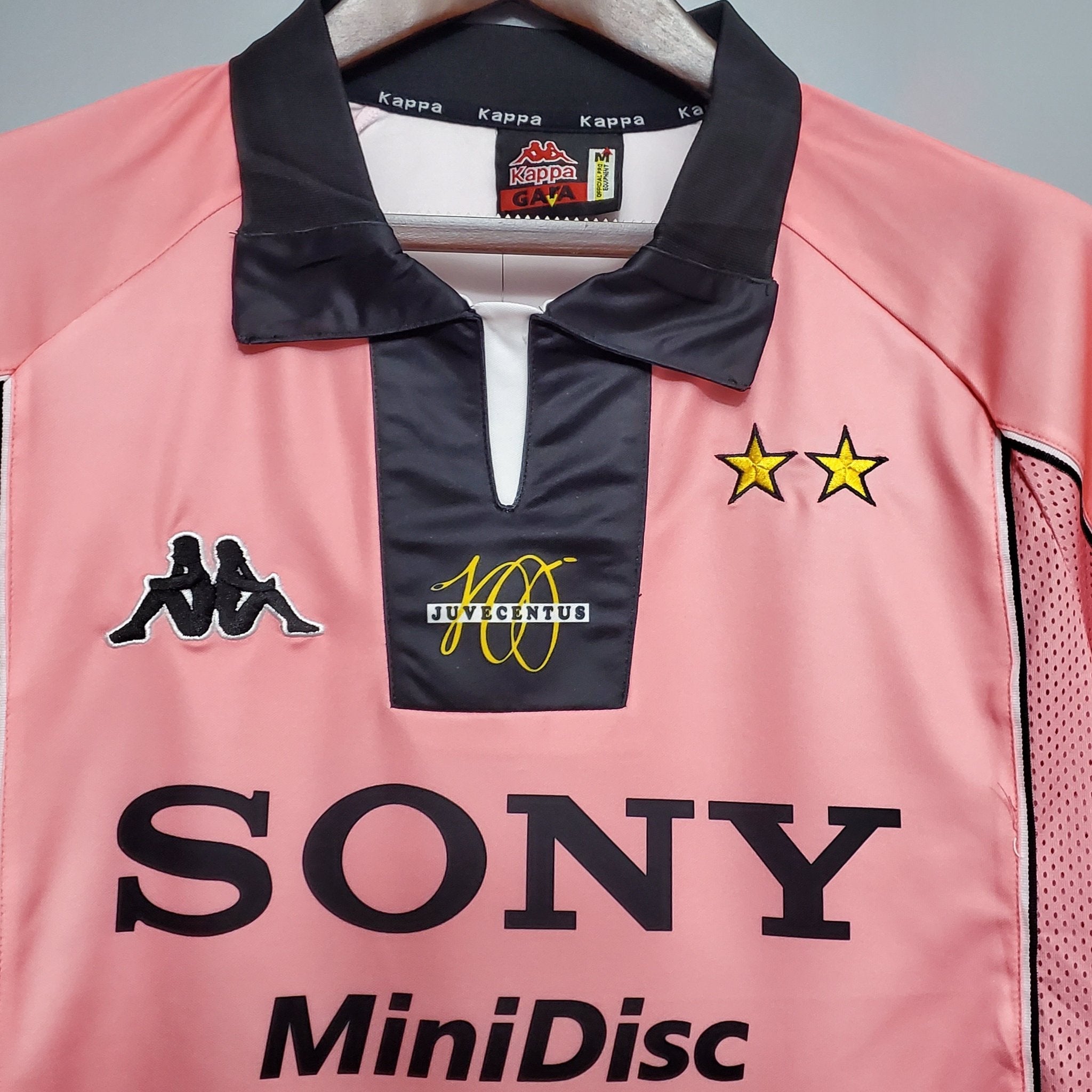 Juventus Retro Auswärtstrikot Pink 1997-1998