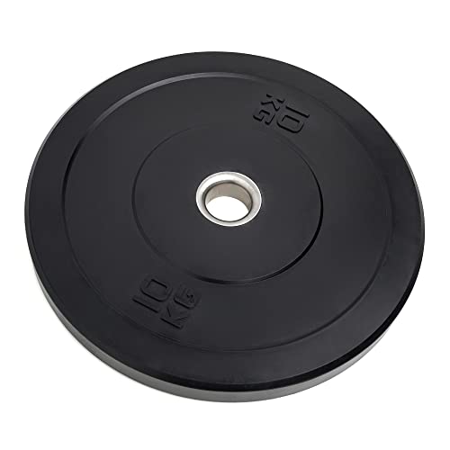 Apoliam- Olympic Bumper Weight Plates - Rubber Coated - 2 inch Barbell Weight Set