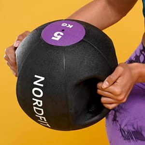 Apoliam Medicine Balls with Handles – Fitness and Home Gym Equipment