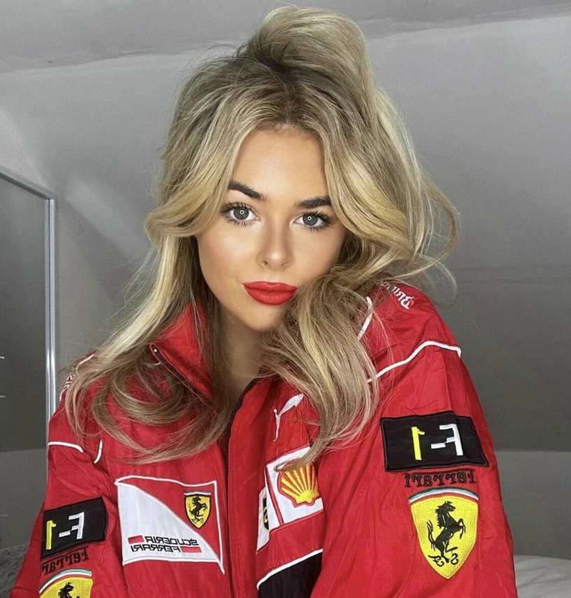 Rari F1 Rennteam Jacke – Rote Scuderia Motorsport Reißverschluss-Mantel