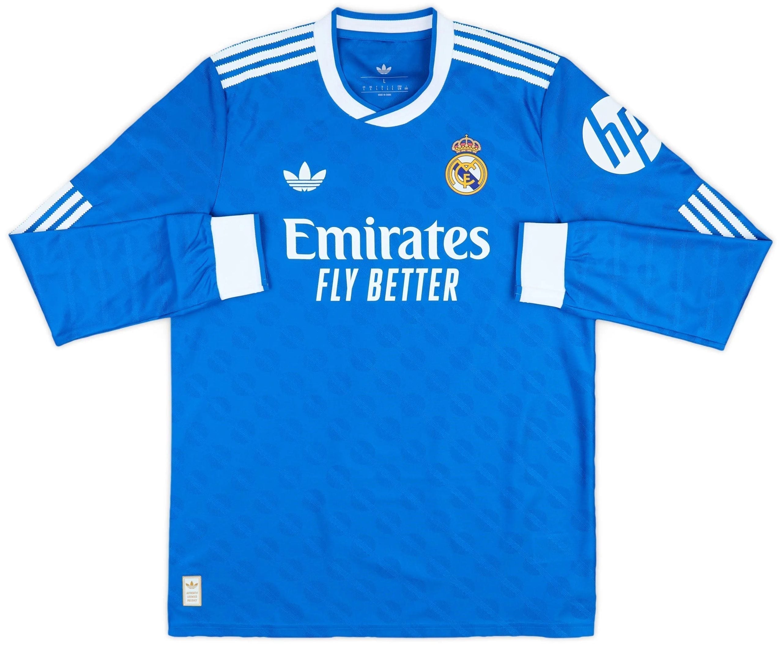 Real Madrid 2025/2026 Auswärtstrikot mit langen Ärmeln