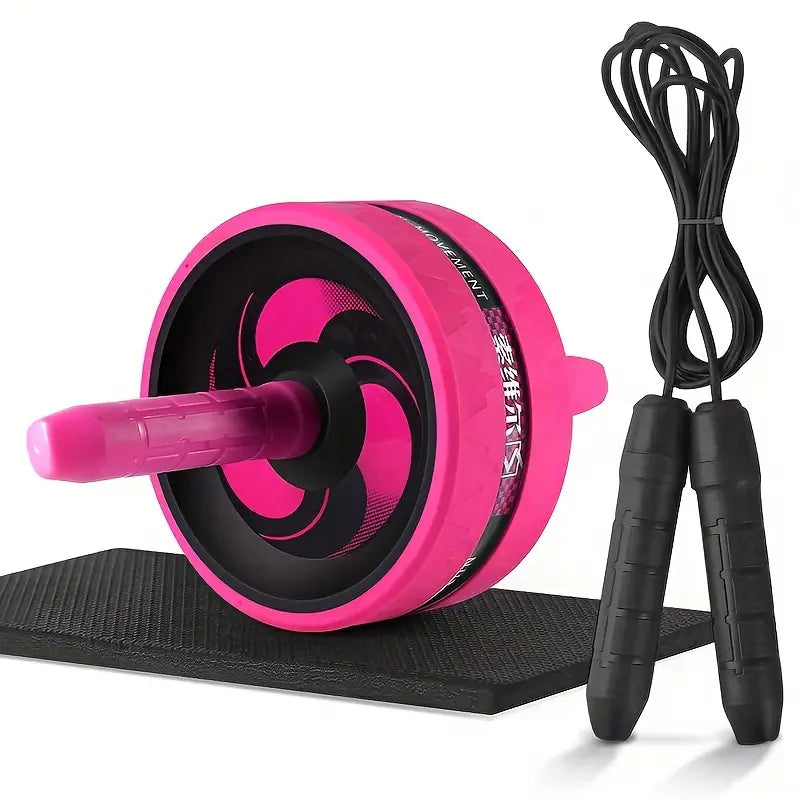Rolo Abdominal com Pegas de Espuma - Equipamento de Exercício para o Core no Ginásio Doméstico