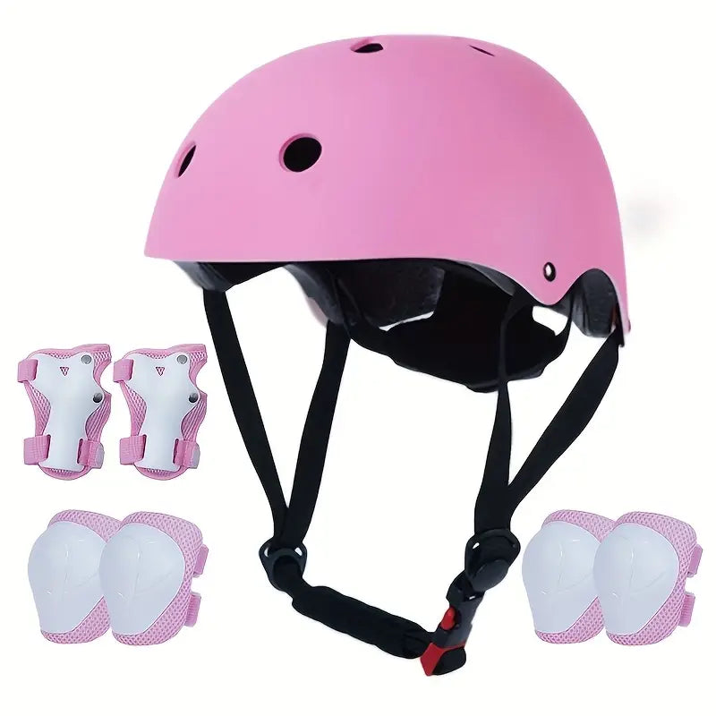 Conjunto de Equipamento de Proteção para Patinagem e Ciclismo