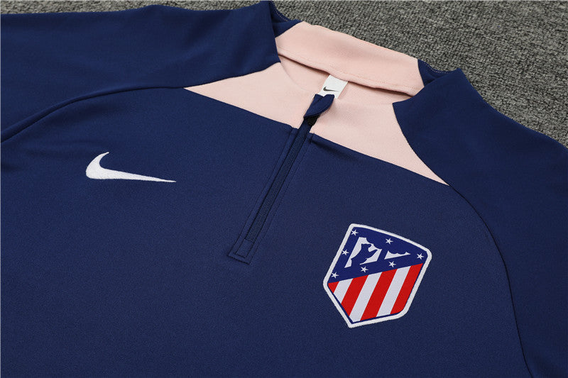 Tuta Royal Blue Atletico Madrid 23-24 (mezza zip)