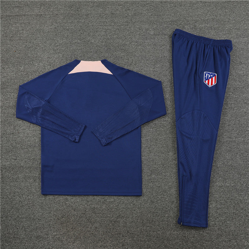 Tuta Royal Blue Atletico Madrid 23-24 (mezza zip)