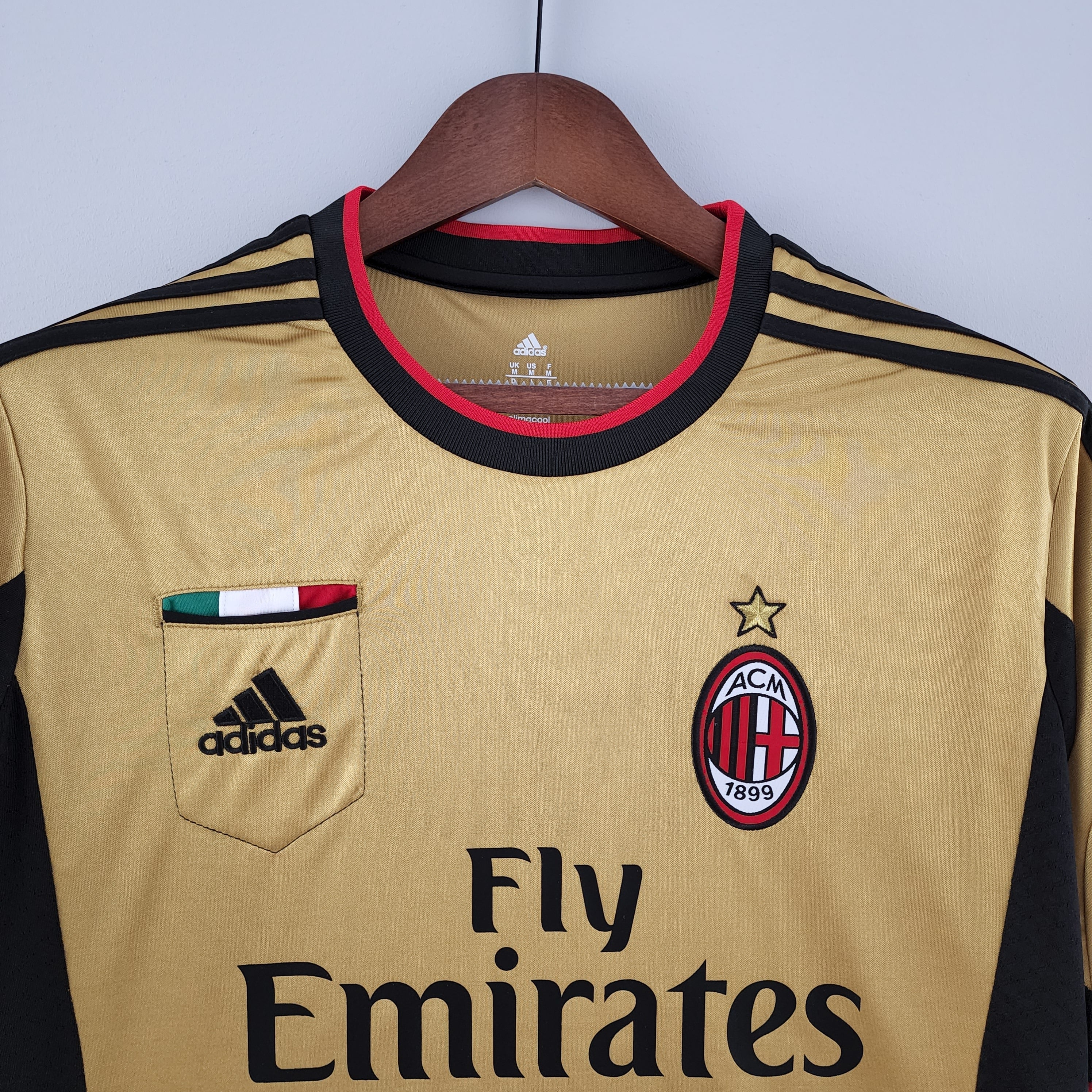AC Milan Goldenes Trikot 2013/14 Retro