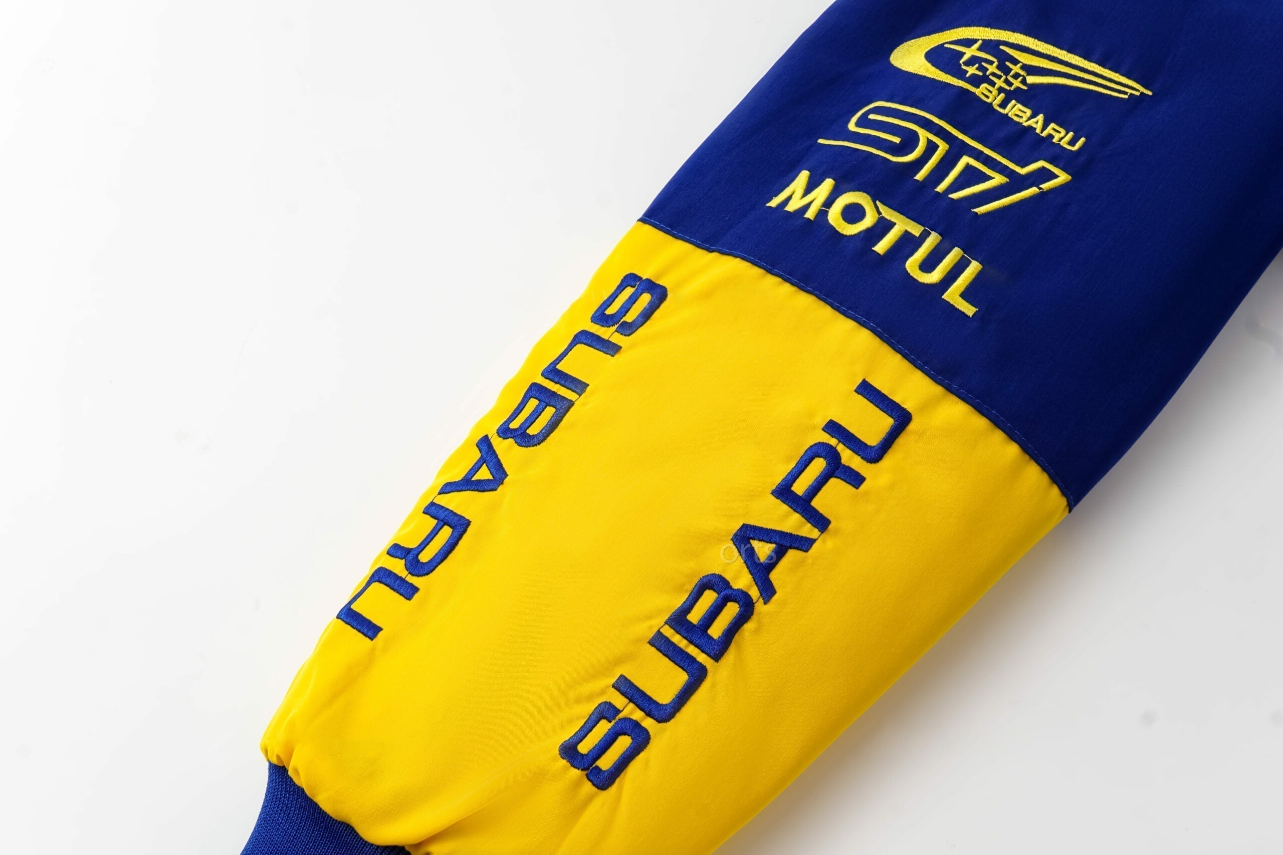 Subaru World Rally Team Jacke – Blau & Gelb Motorsport Racing Reißverschlussjacke