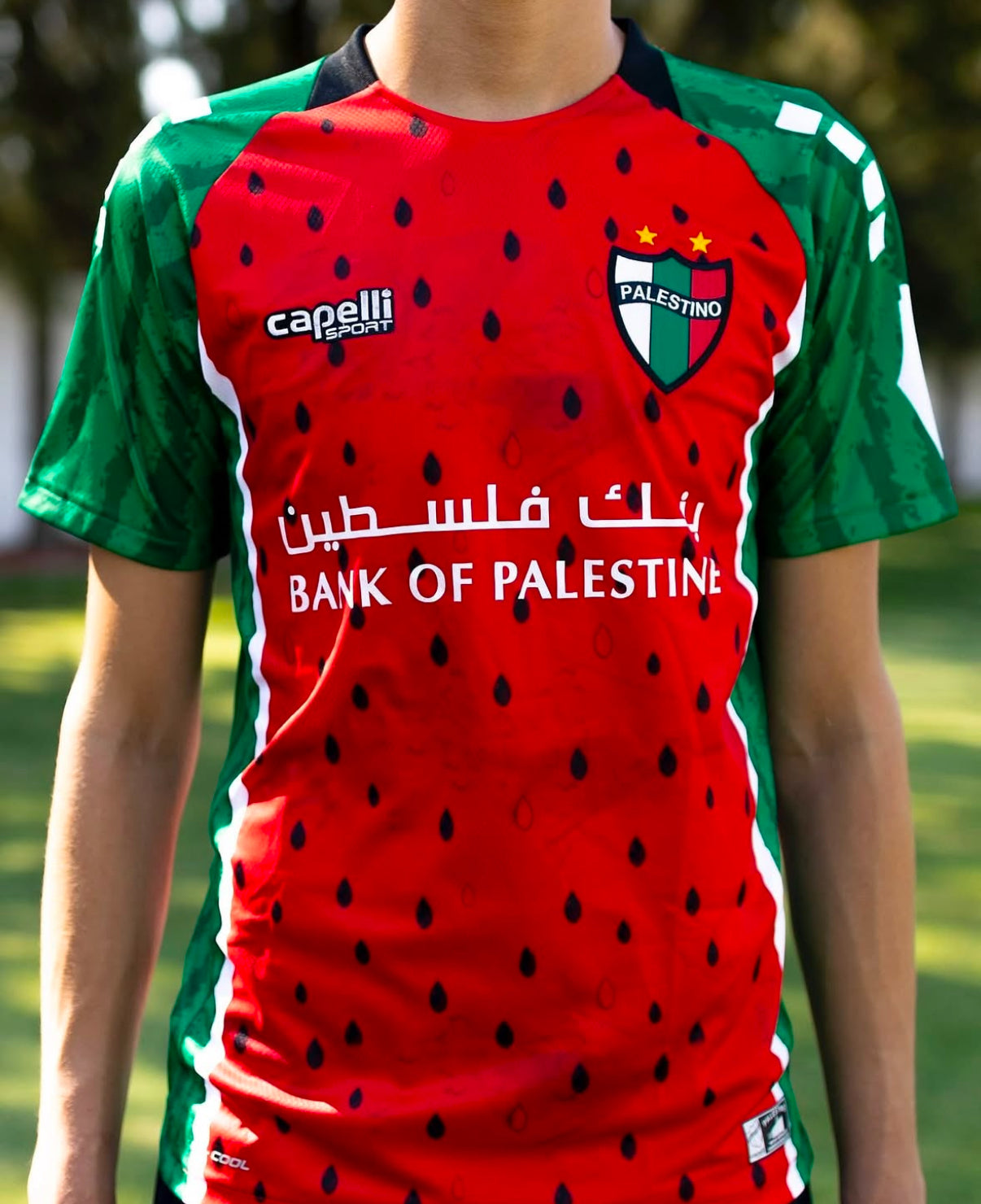 Palästina Wassermelonen Fußballtrikot Pelestino 2025/2026