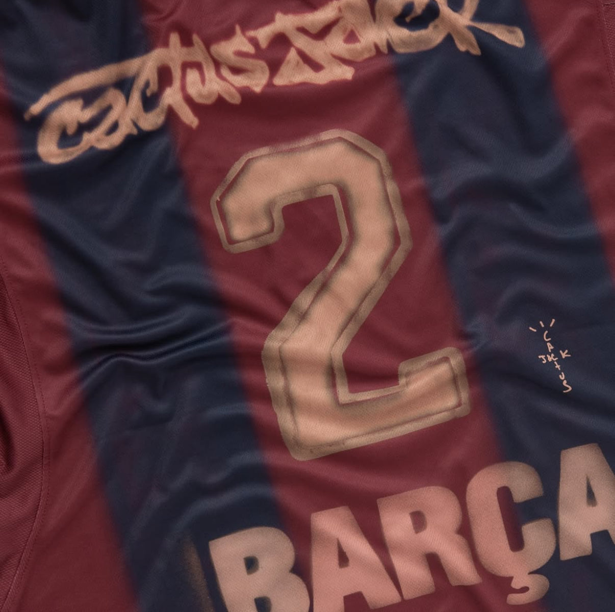 Barcelona x Travis Scott Skelett-Trikot