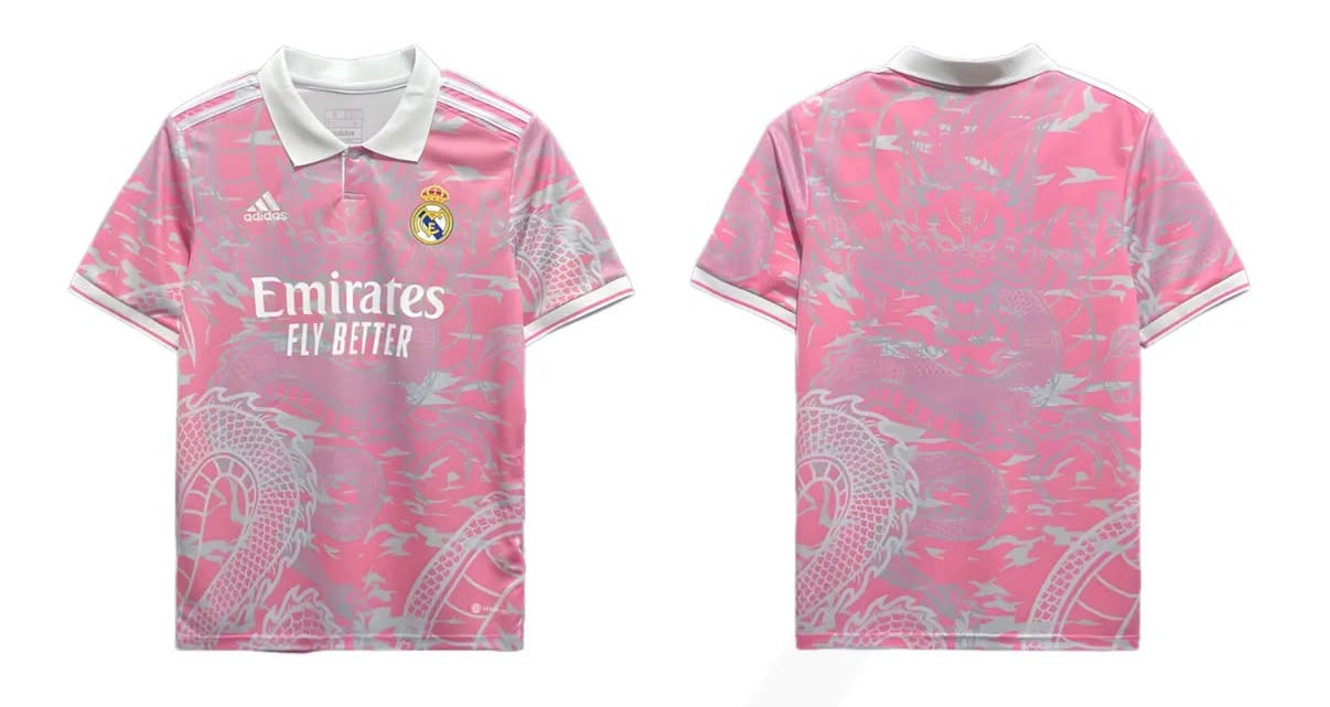 Real Madrid Pinkes Drachen-Trikot