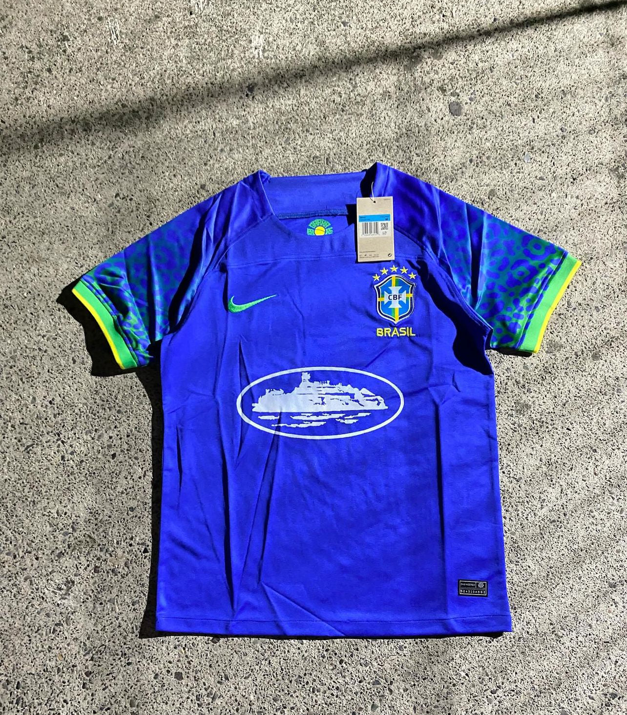 Brasilien x Corteiz Limitierte Blaue Edition