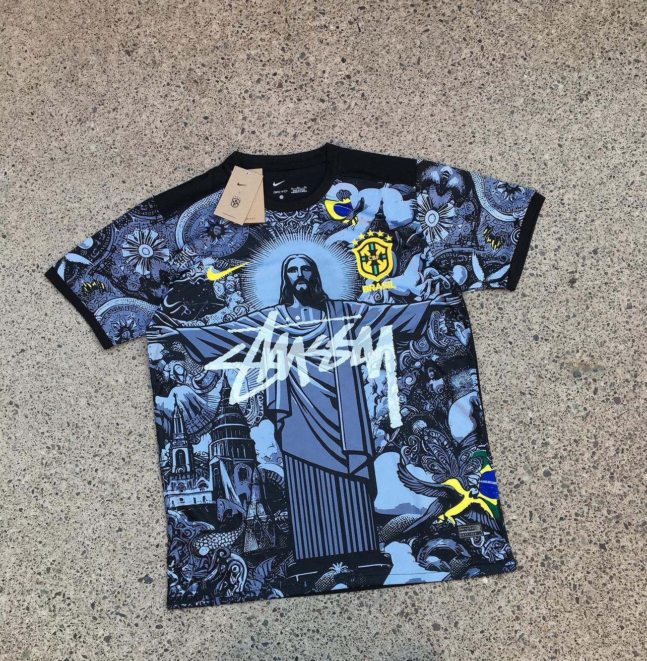 BRASILIEN X JESUS CHRISTUS X STUSSY SONDEREDITION (Schwarz)