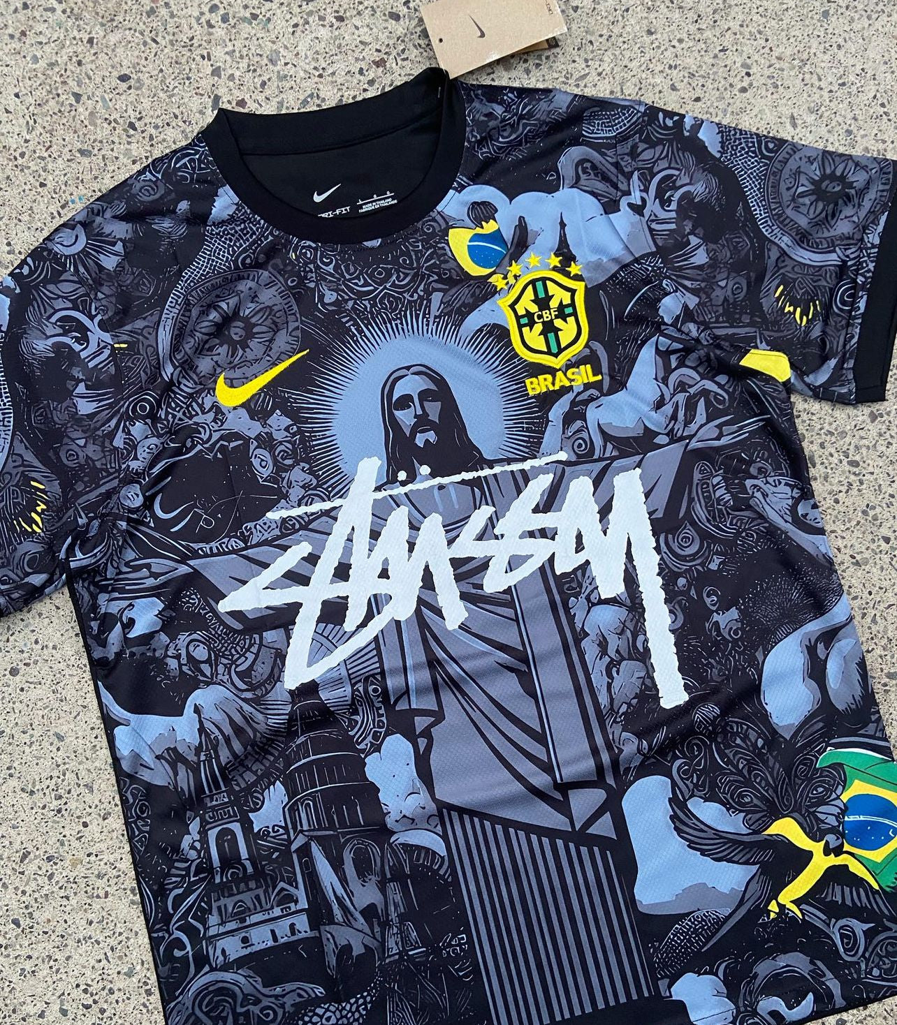 BRASILIEN X JESUS CHRISTUS X STUSSY SONDEREDITION (Schwarz)