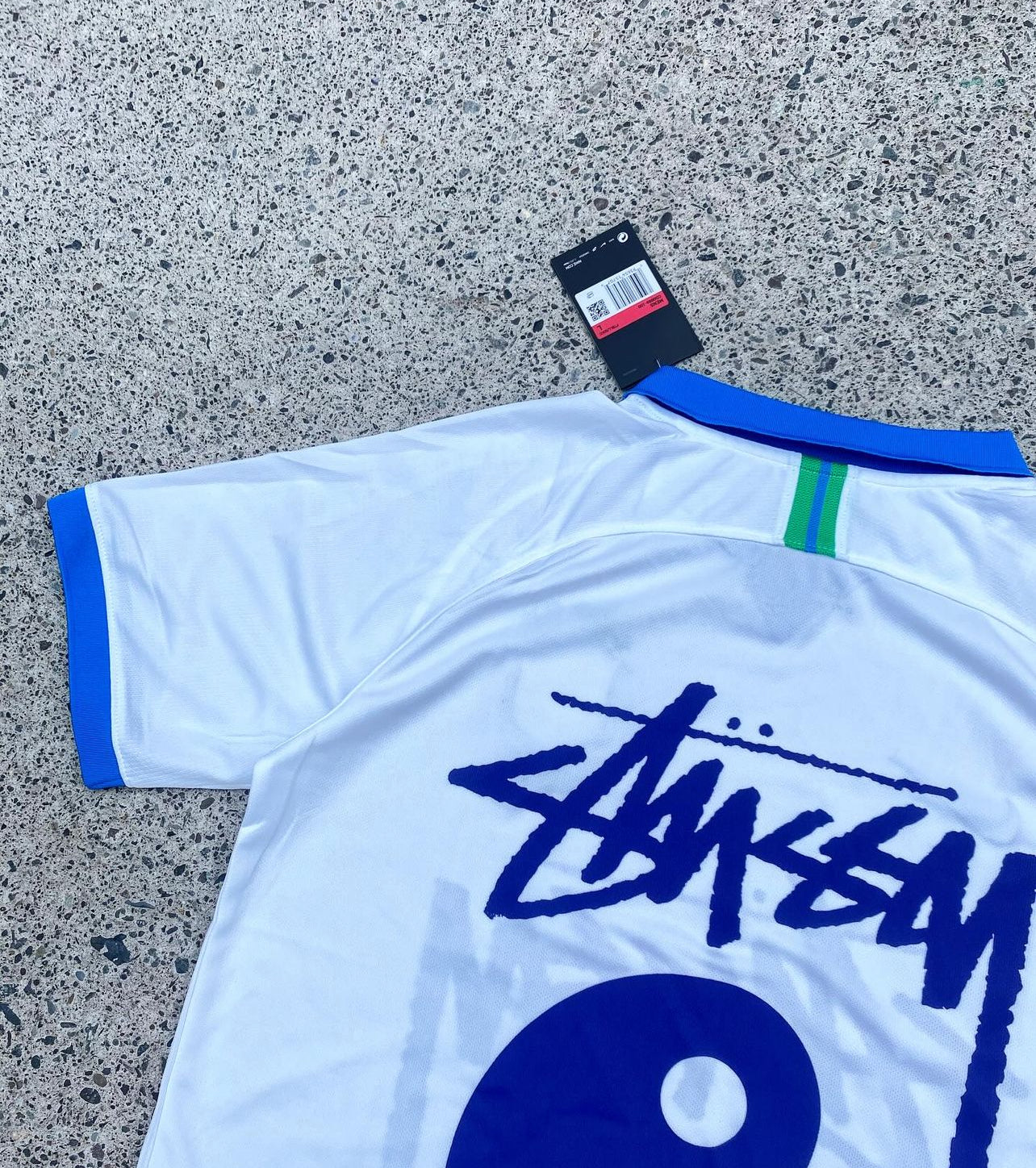 Brasilien weiß und blau 2019 Stussy Sonderedition