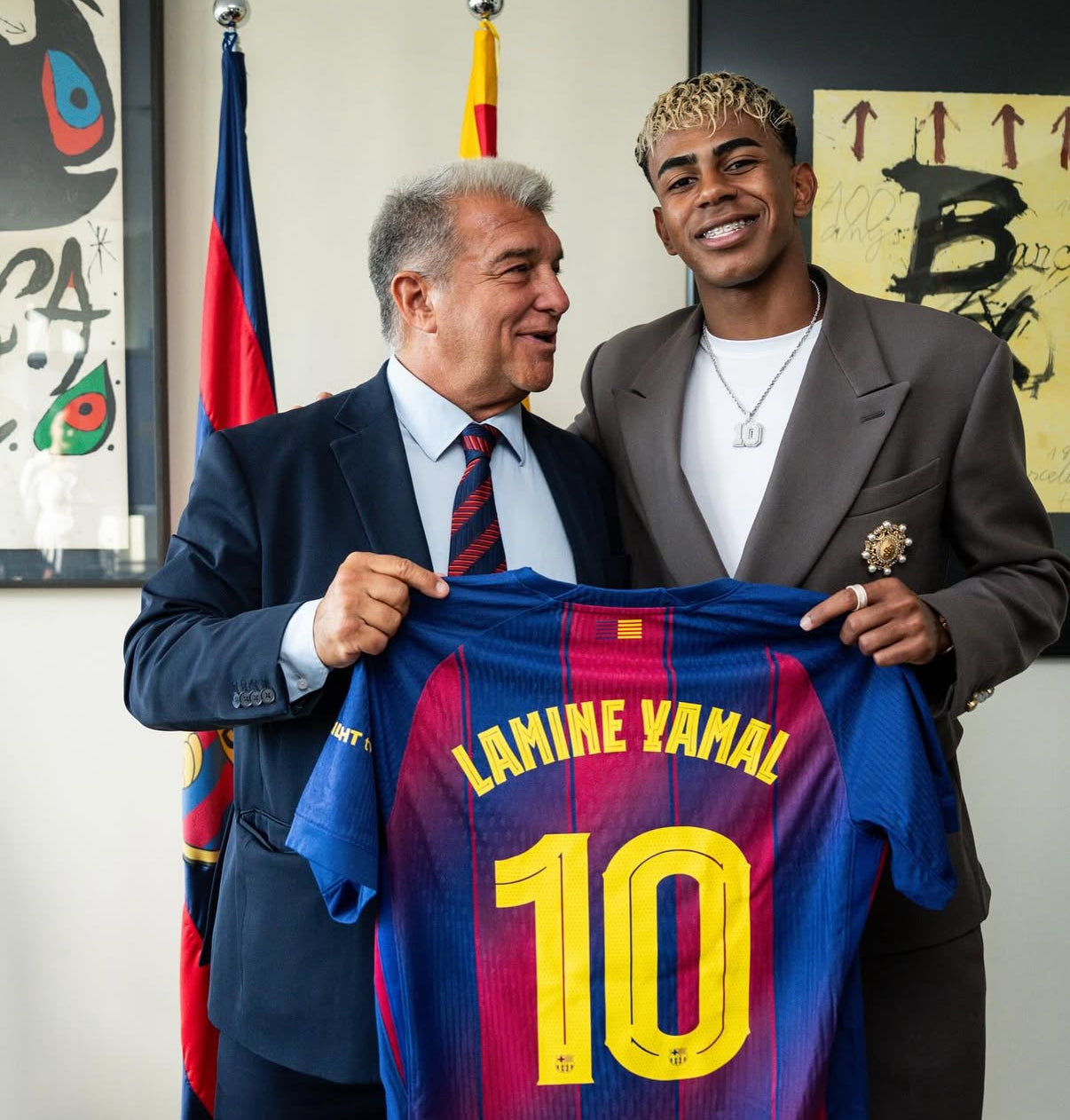 LAMINE YAMAL Nummer 10 FC Barcelona Trikot