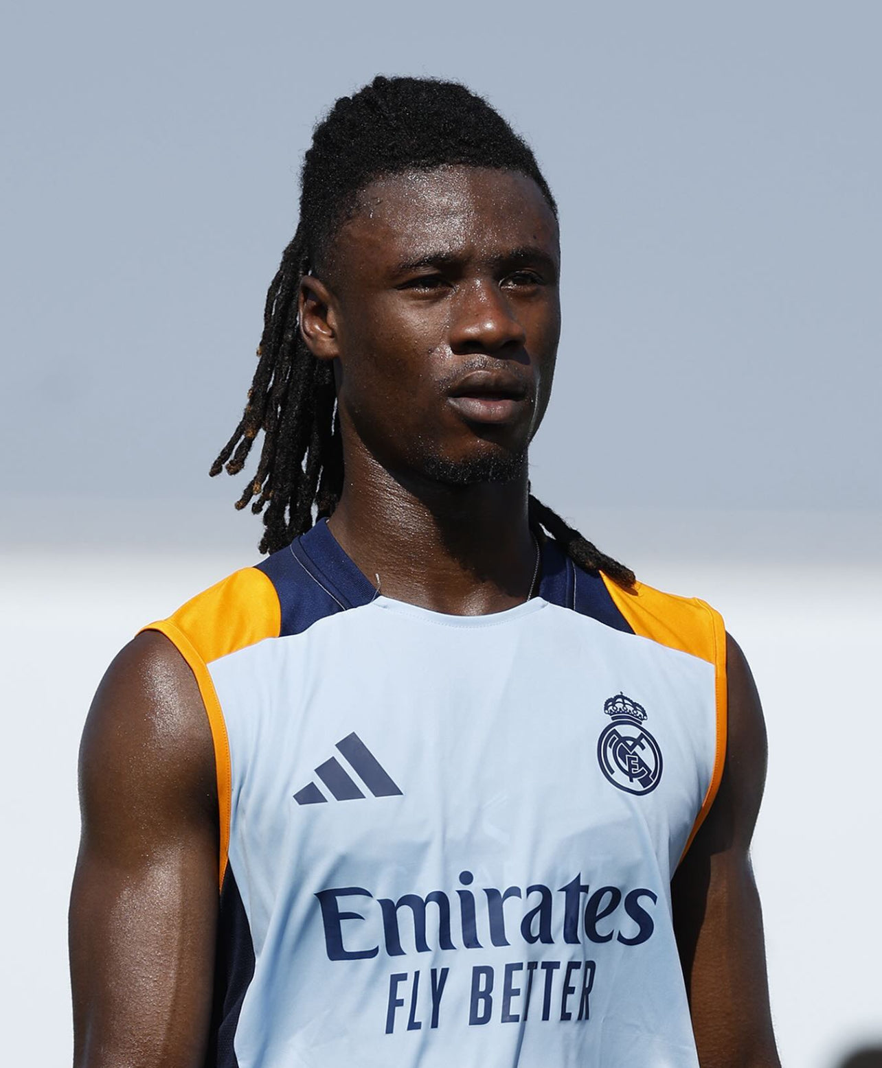 Real Madrid Conjunto de Treino Pré-Jogo de Verão Sem Mangas 2024/2025