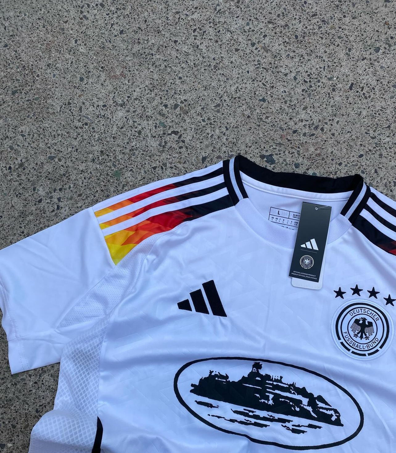 Camisola edição limitada Alemanha x Corteiz 2024/2025