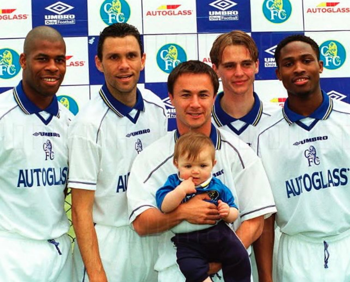 Maglia Chelsea Retrò Trasferta Bianca 1998/2000