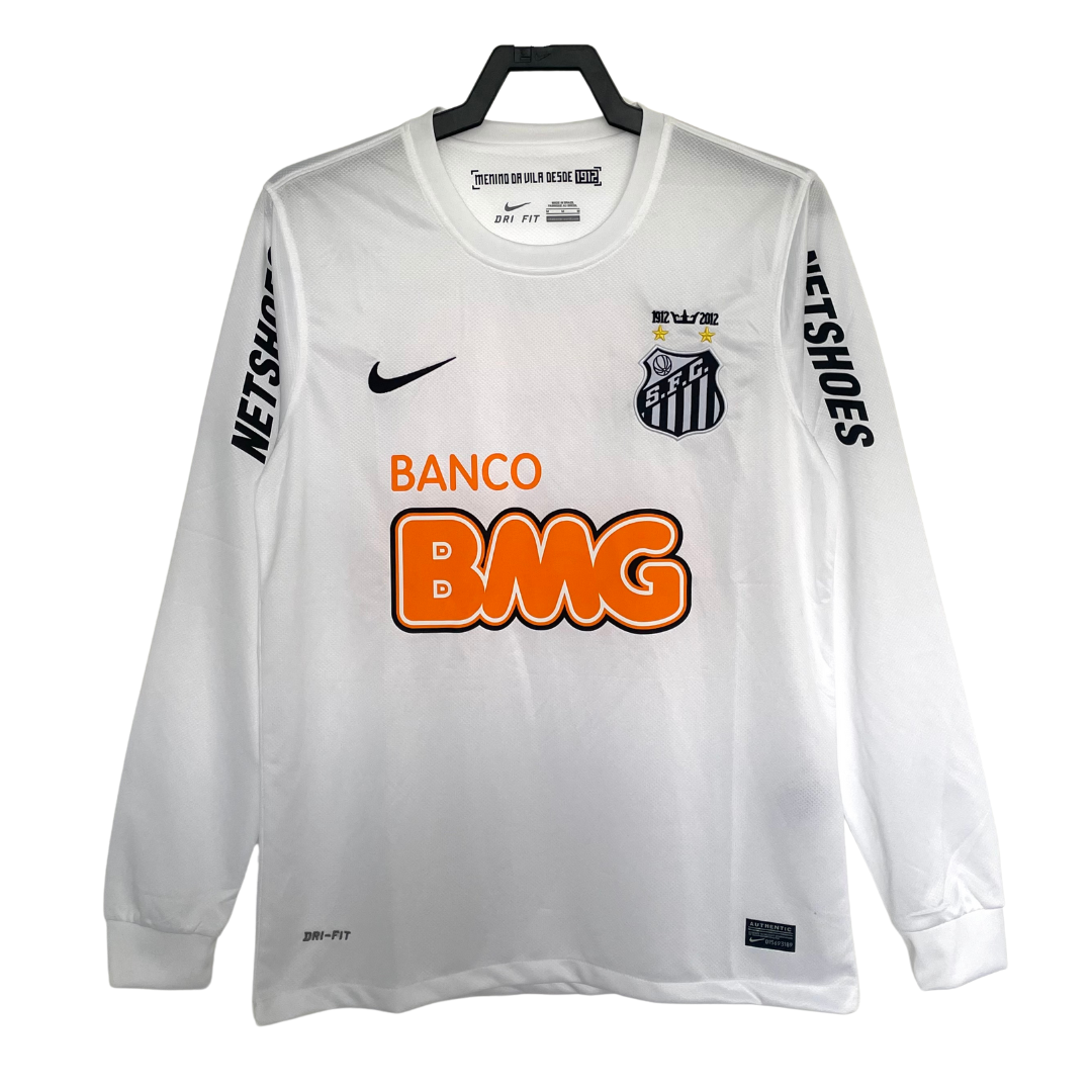 Santos FC Langarm Retro Heimtrikot – 2012-2013