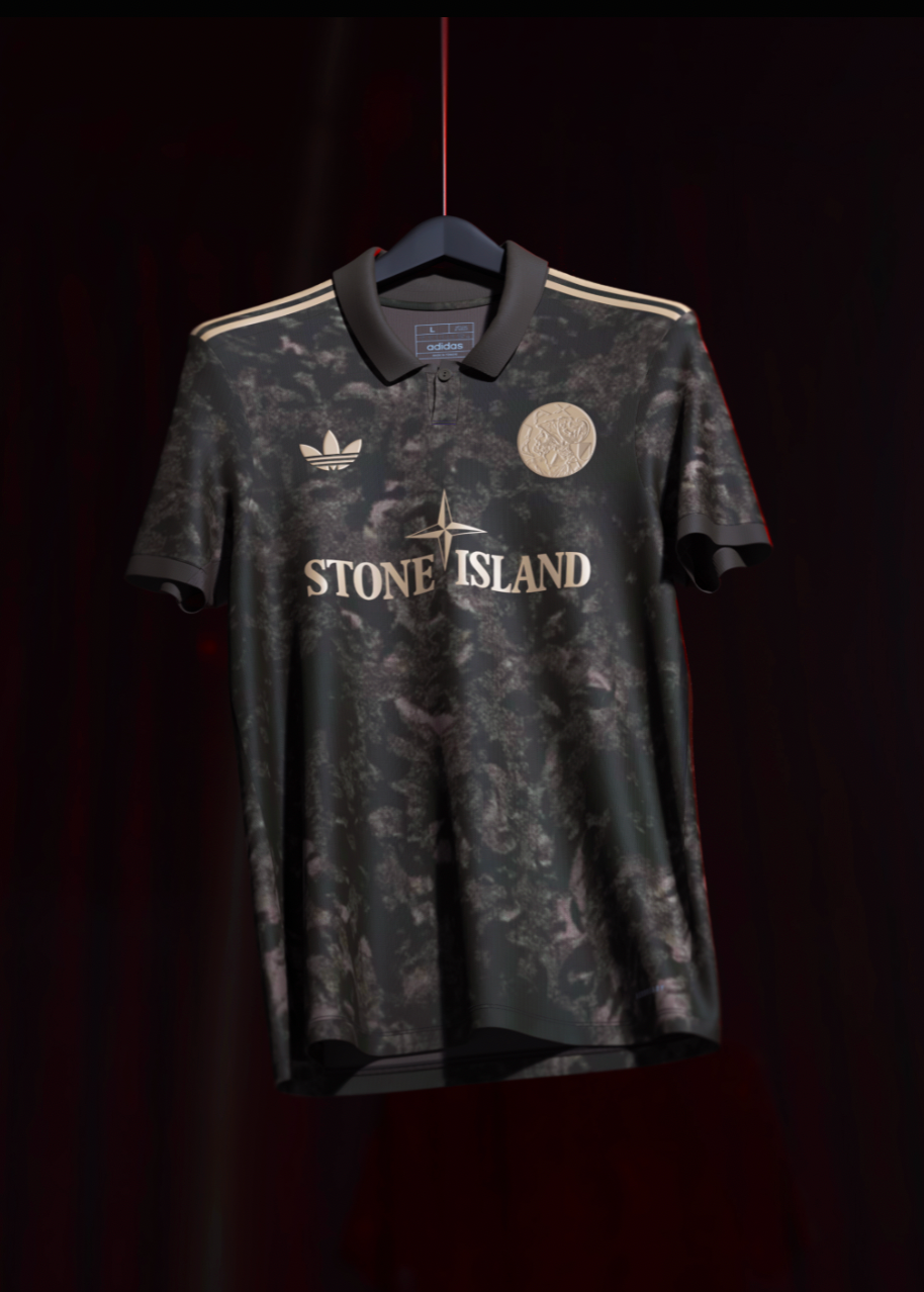Ajax-Stone Island Fußballtrikot 2024-2025