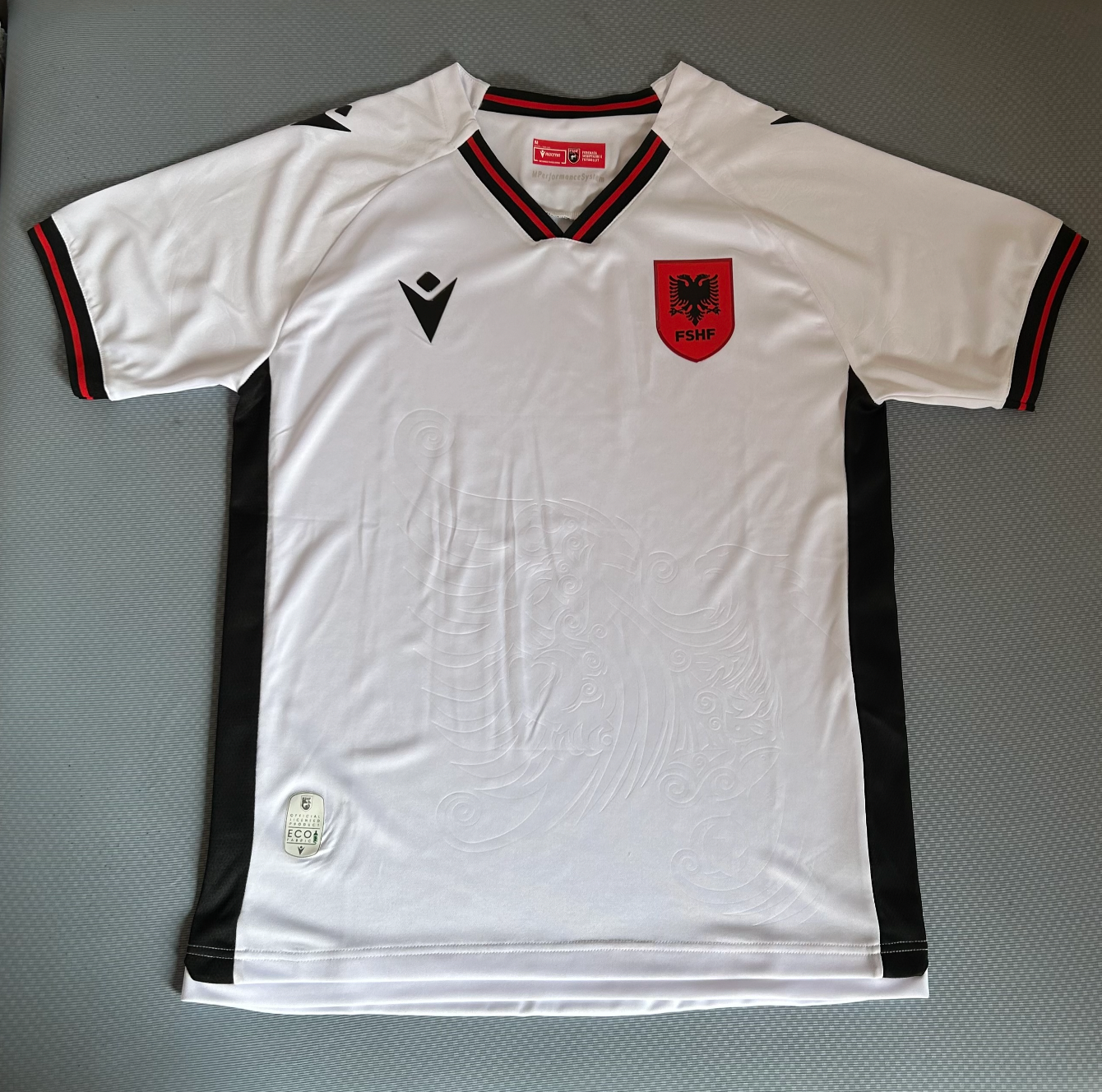 Albanien 2025/2026 Drittes Trikot (Weiß)