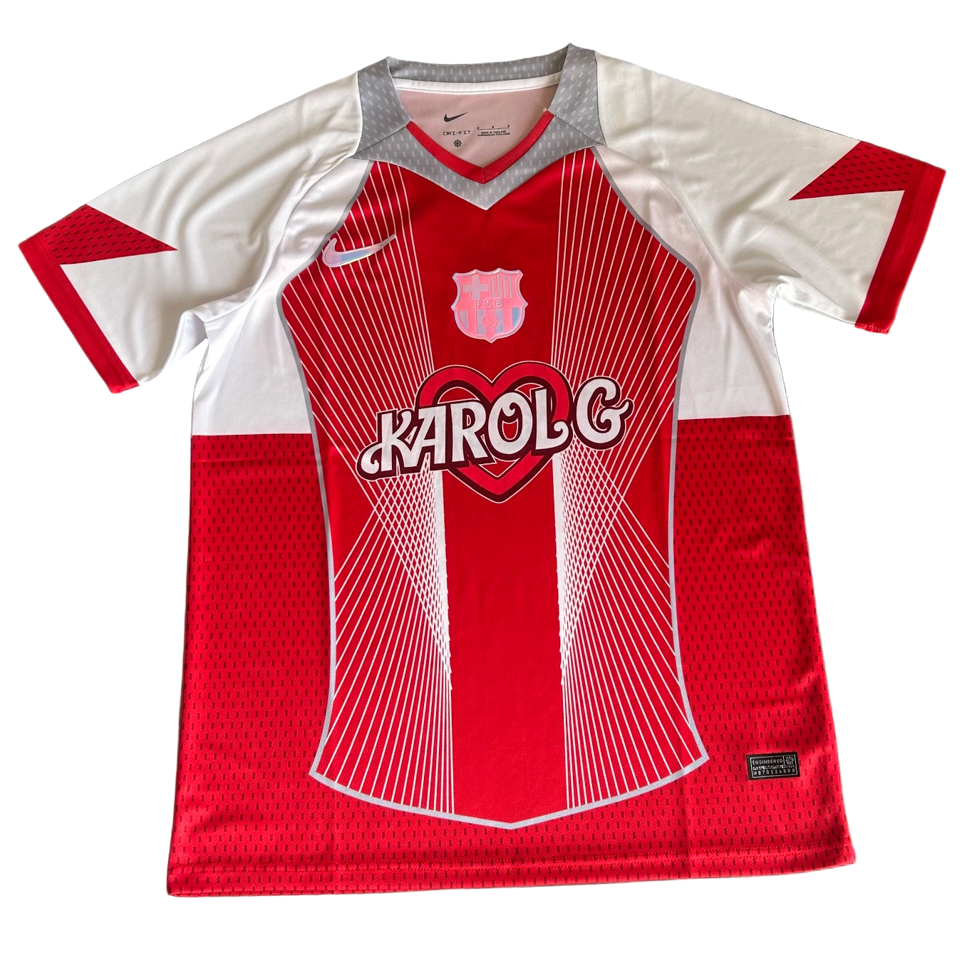 FC Barcelona Karol G Trikot Rot Sonderedition