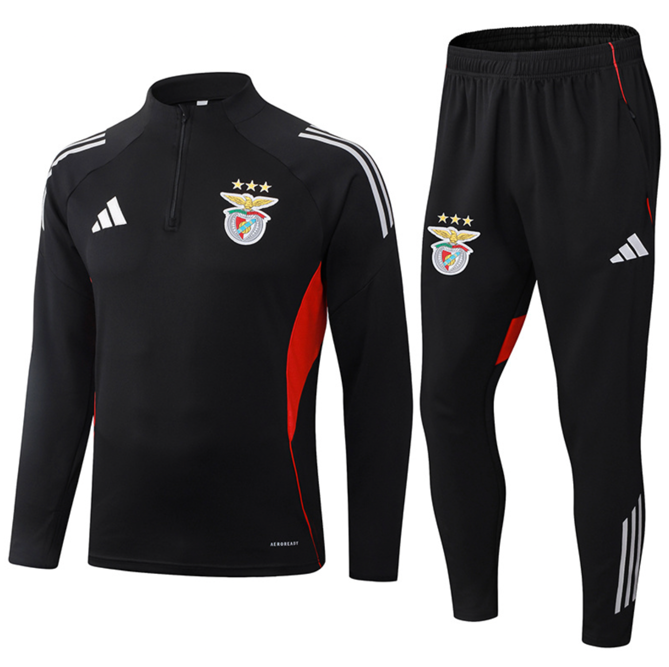 Benfica 2025/2026 Schwarzer Trainingsanzug