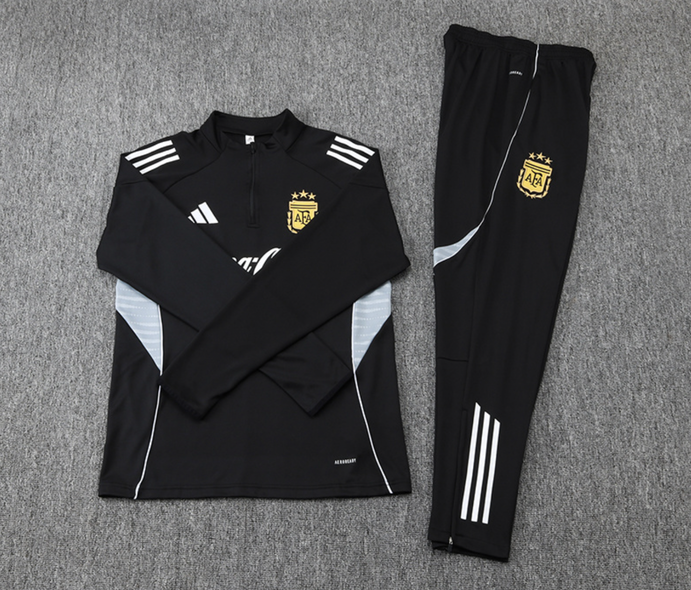Argentinien 2025/2026 Schwarzer Trainingsanzug