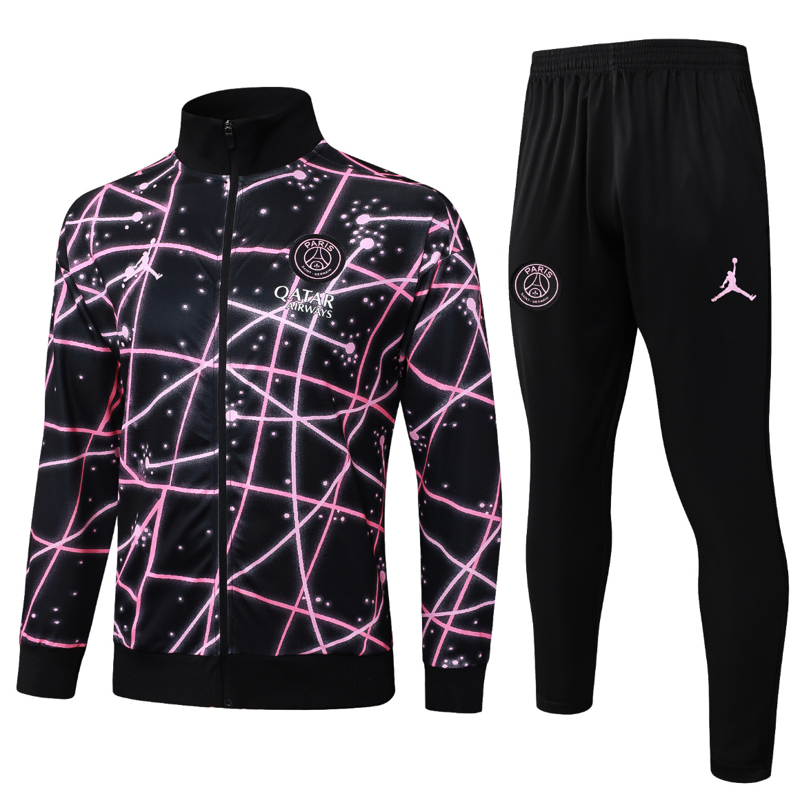 Chándal PSG 2025/2026 negro y rosa