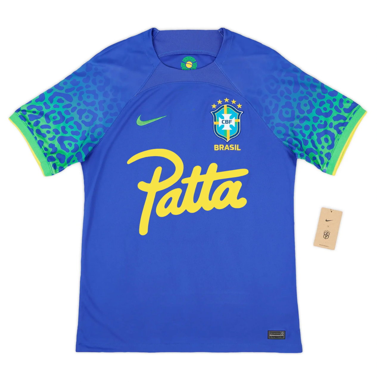Maglia blu Brasile x Patta Edizione Speciale