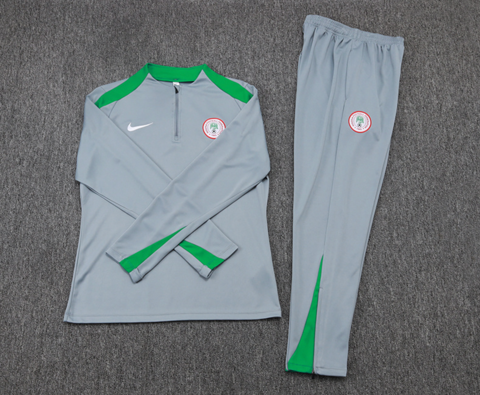 Nigeria 2025/2026 Grauer Trainingsanzug