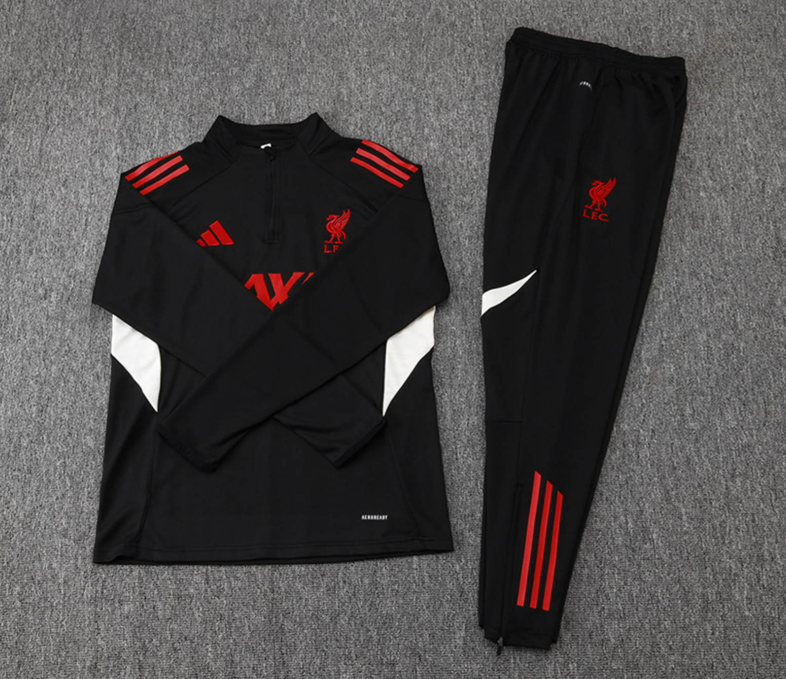 Liverpool 2025/2026 Schwarzer Trainingsanzug
