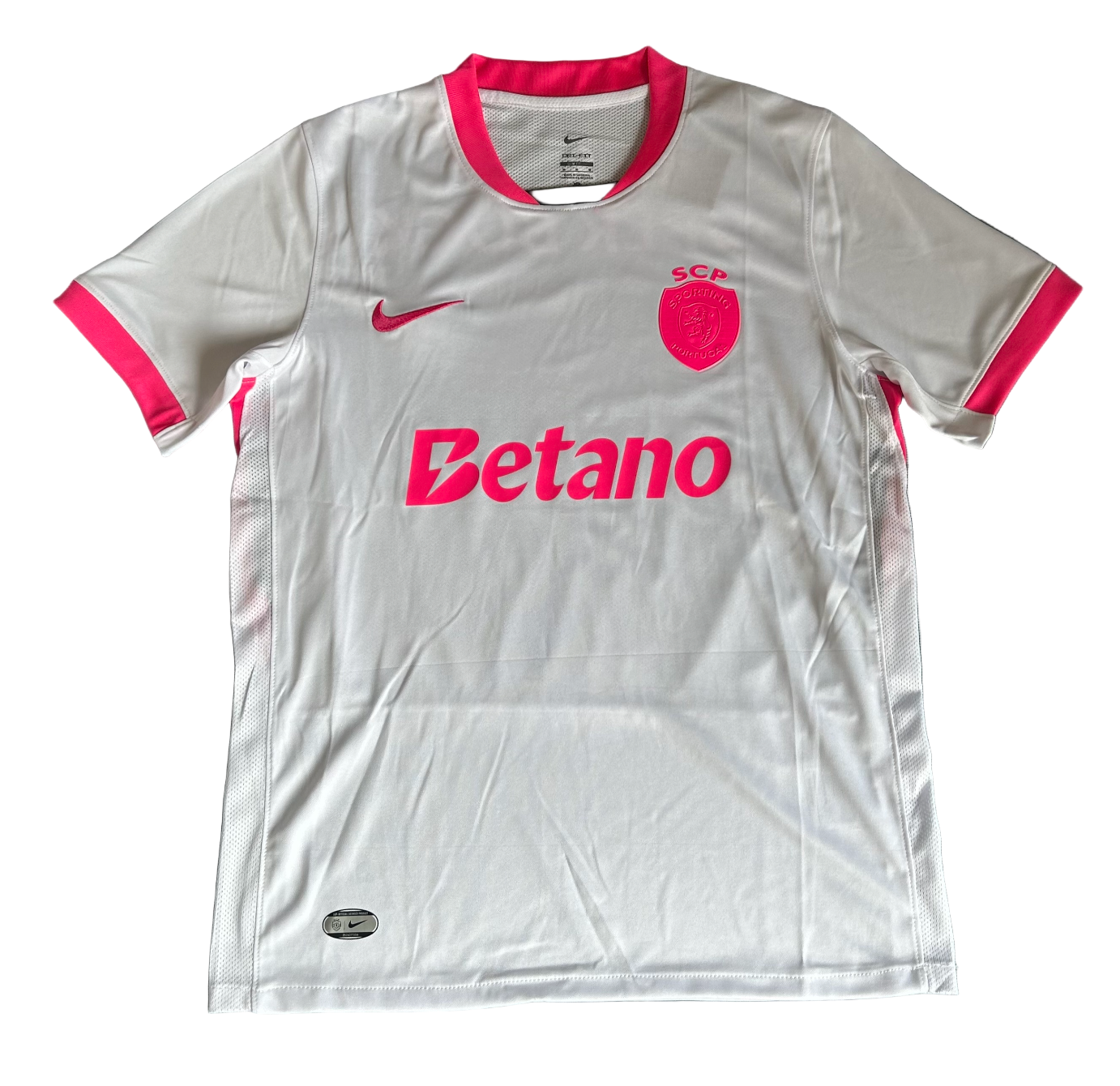 Sporting Lissabon 2026 Weißes und Pinkes Trikot