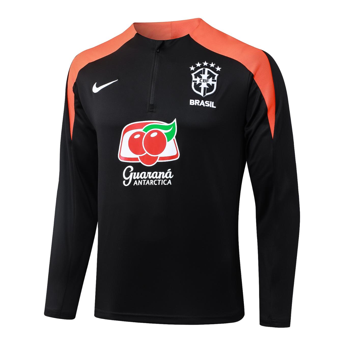 Brasilien 2027 schwarzer Trainingsanzug Guarana