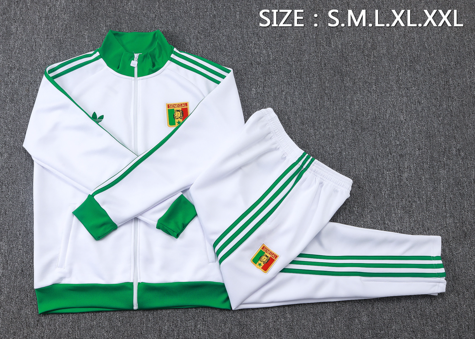 Senegal 2026/2027 Weißer Trainingsanzug