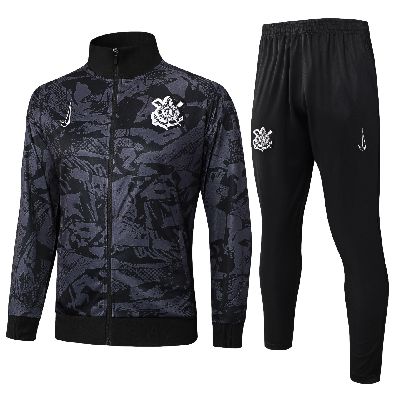 Corinthians 2026 Schwarzer Trainingsanzug