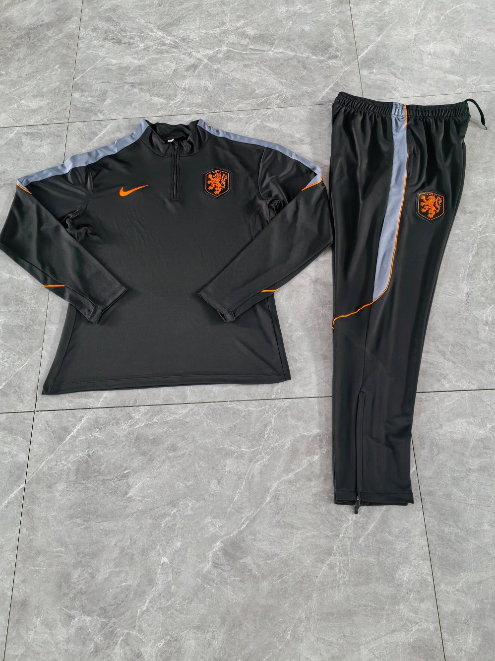 Niederlande Schwarzer Trainingsanzug 2026