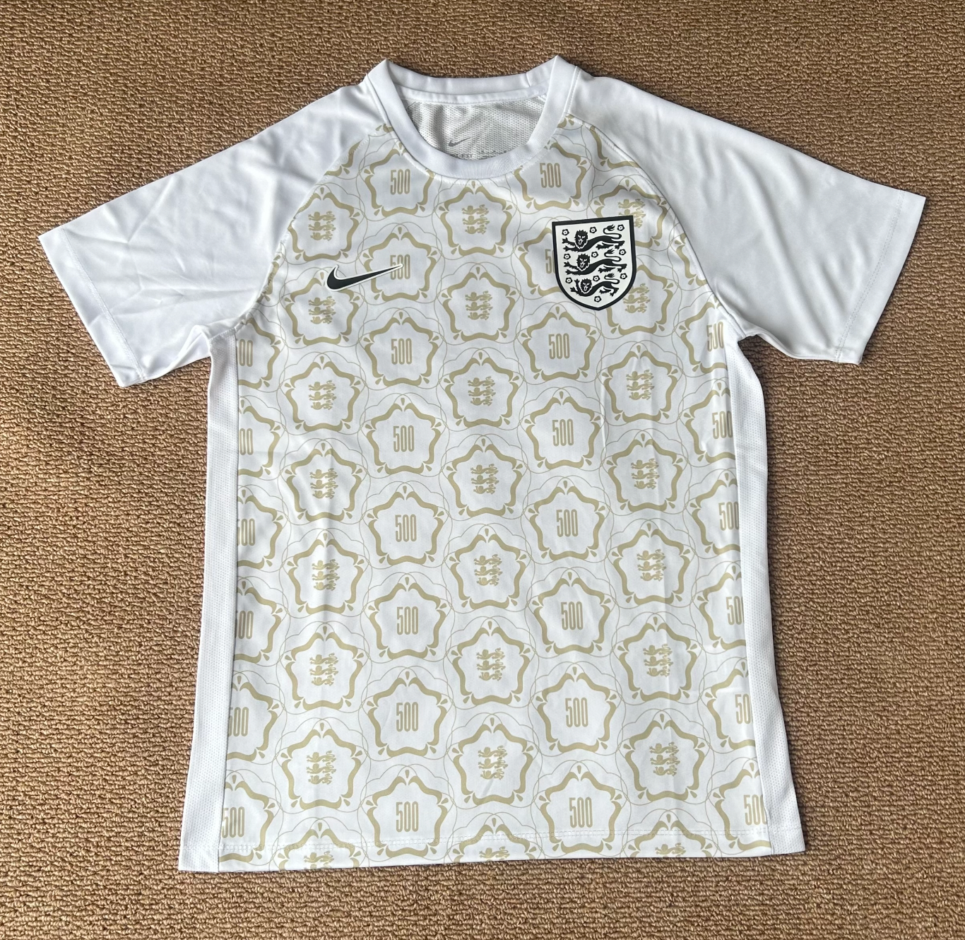 England 2026/2027 Weißes Pre-Match Trikot
