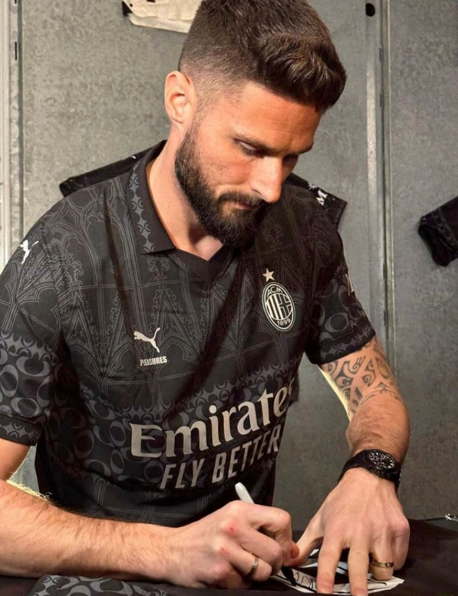 AC Milan 2024-2025 | 4. Trikot Auswärts | Dunkle Version