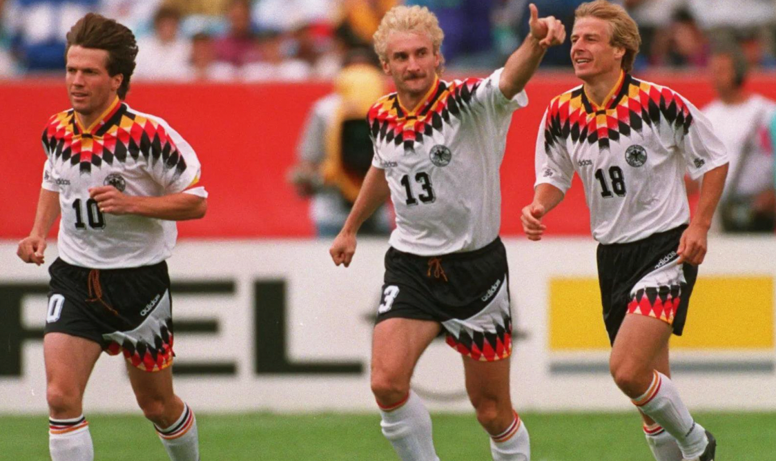 1994 Deutschland Heim Retro-Trikot