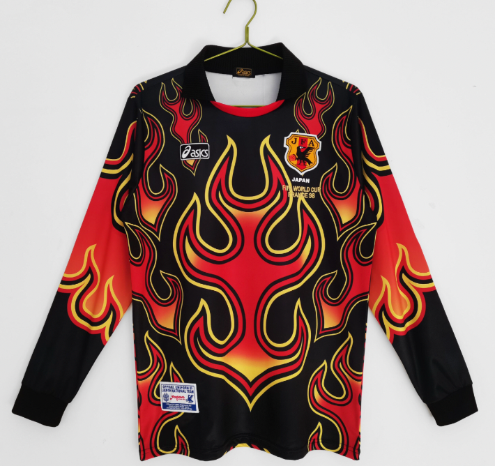 Japan Feuer Retro Torwart-Set 1998