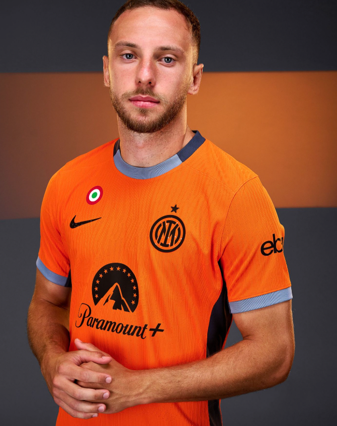 Inter Mailand oranges Trikot drittes Trikot